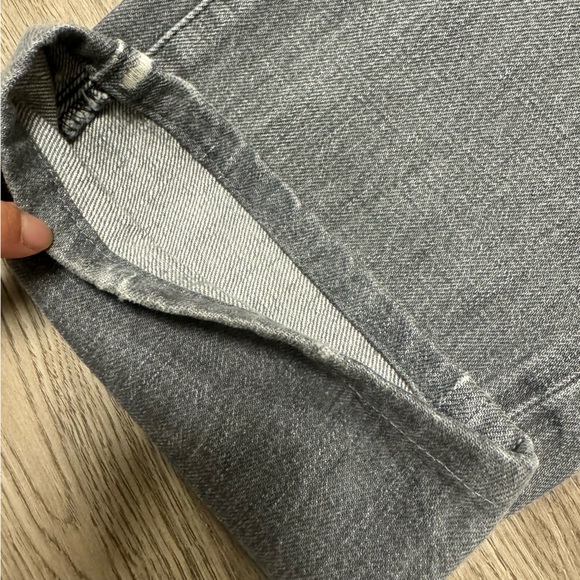PRPS Noir Washed Grey Distressed Selvedged Denim Jeans Straight Japan 32x29.5 - Picture 10 of 15